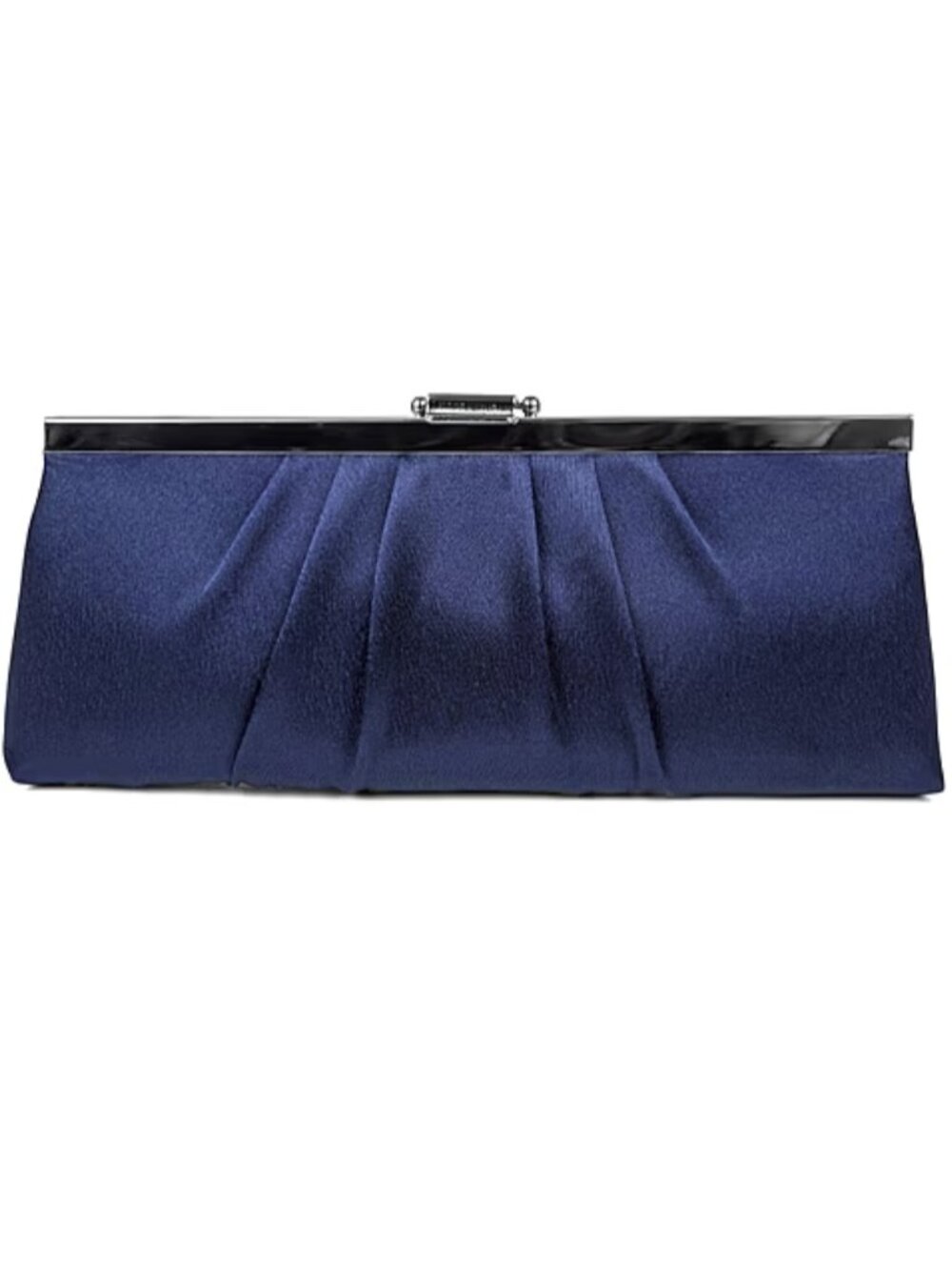 Jessica McClintock Pleated Clutch - Navy